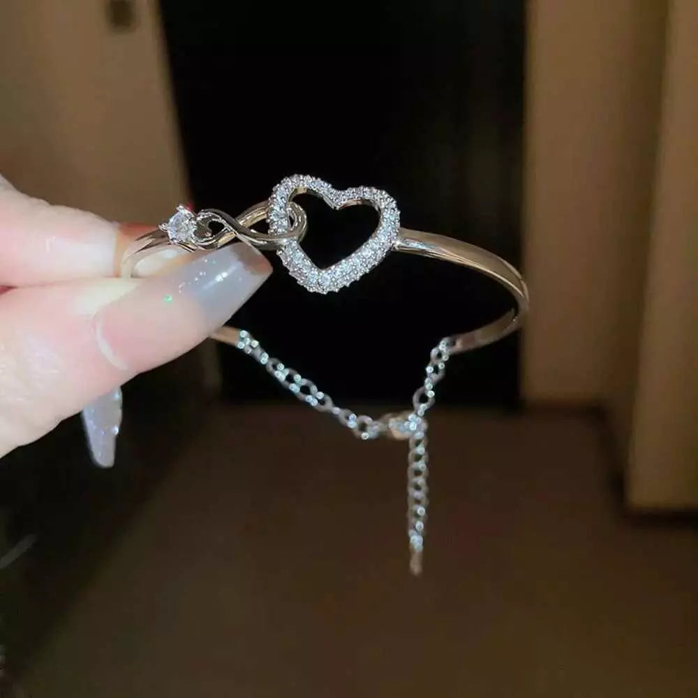 To My Granddaughter – Infinity Heart Bracelet
