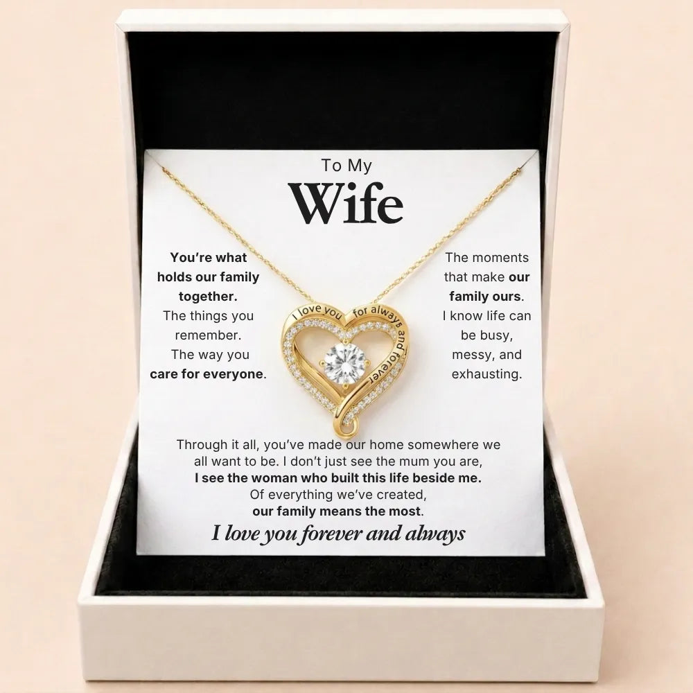 Forever & Always Heart Necklace - You Hold Us Together