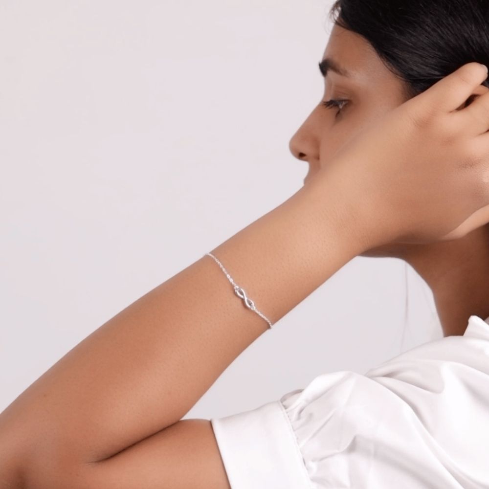 Infinity Name Bracelet for Granddaughter