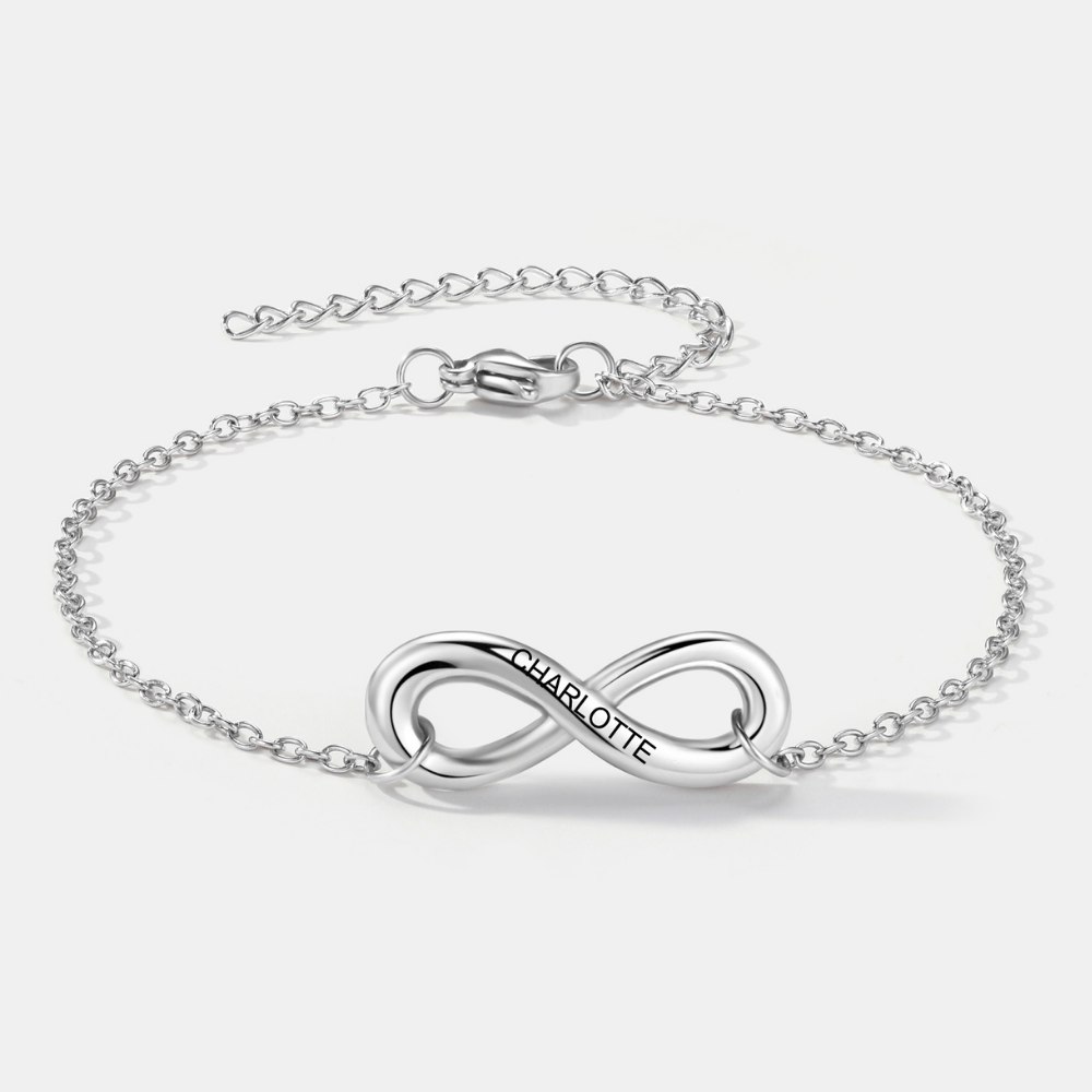 Infinity Name Bracelet for Granddaughter