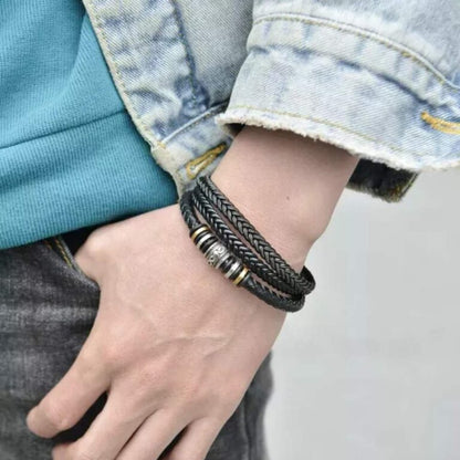 To My Son – ‘Love You Forever’ Personalized Name Bracelet
