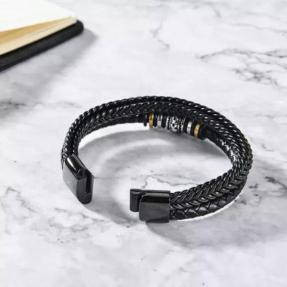 To My Grandson – ‘Love You Forever’ Personalized Name Bracelet
