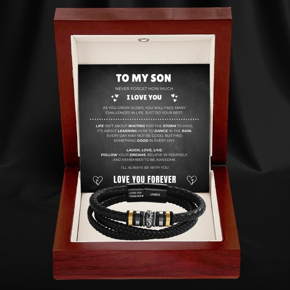 To My Son ‘Love You Forever’ Bracelet