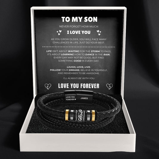 To My Son ‘Love You Forever’ Bracelet