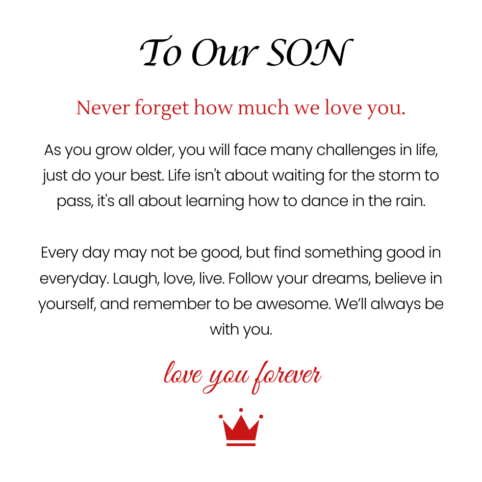 To Our Son 'Love You Forever' Bracelet