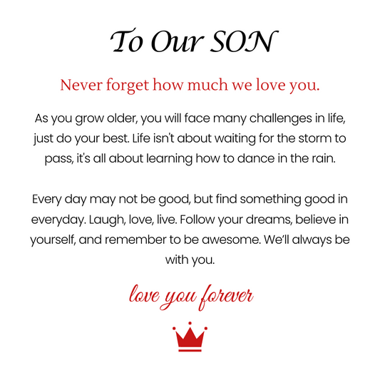 To Our Son 'Love You Forever' Bracelet