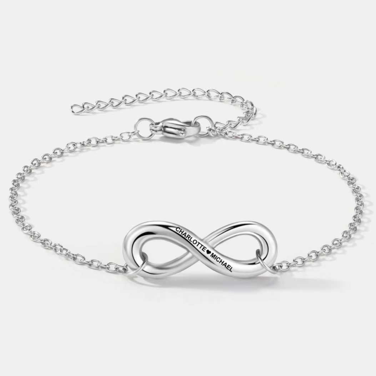 Infinity Name Bracelet for Wife