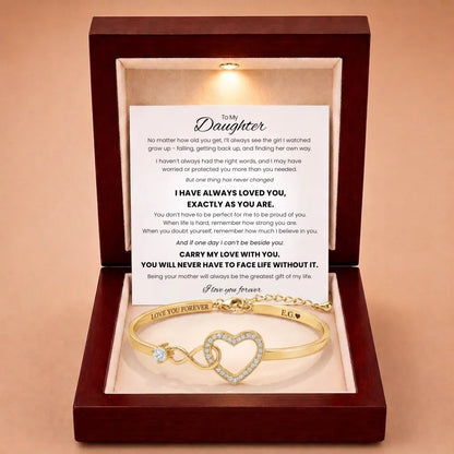 Forever Linked Bracelet For Daughter - 'I Have Always Loved You'