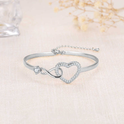 To My Granddaughter – Infinity Heart Bracelet