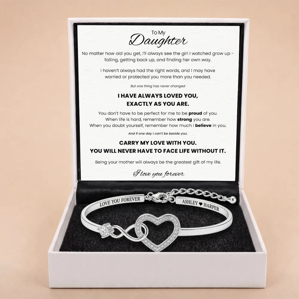 Forever Linked Bracelet For Daughter - 'I Have Always Loved You'
