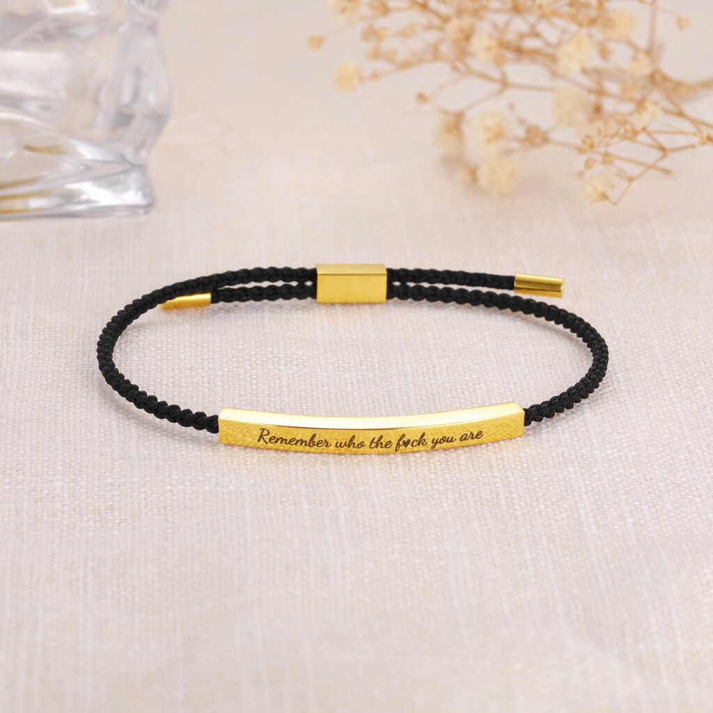 Remember Who The F*ck You Are – Tube Bracelet