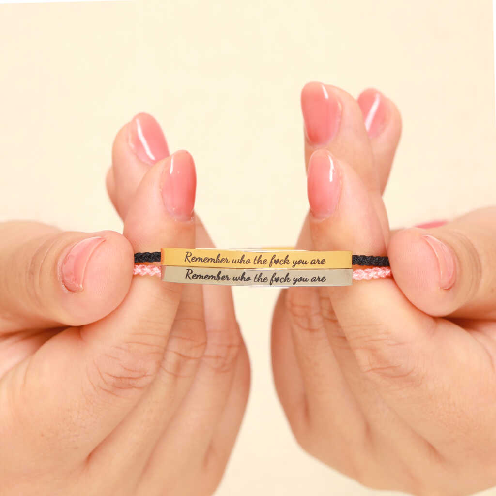 Remember Who The F*ck You Are – Tube Bracelet