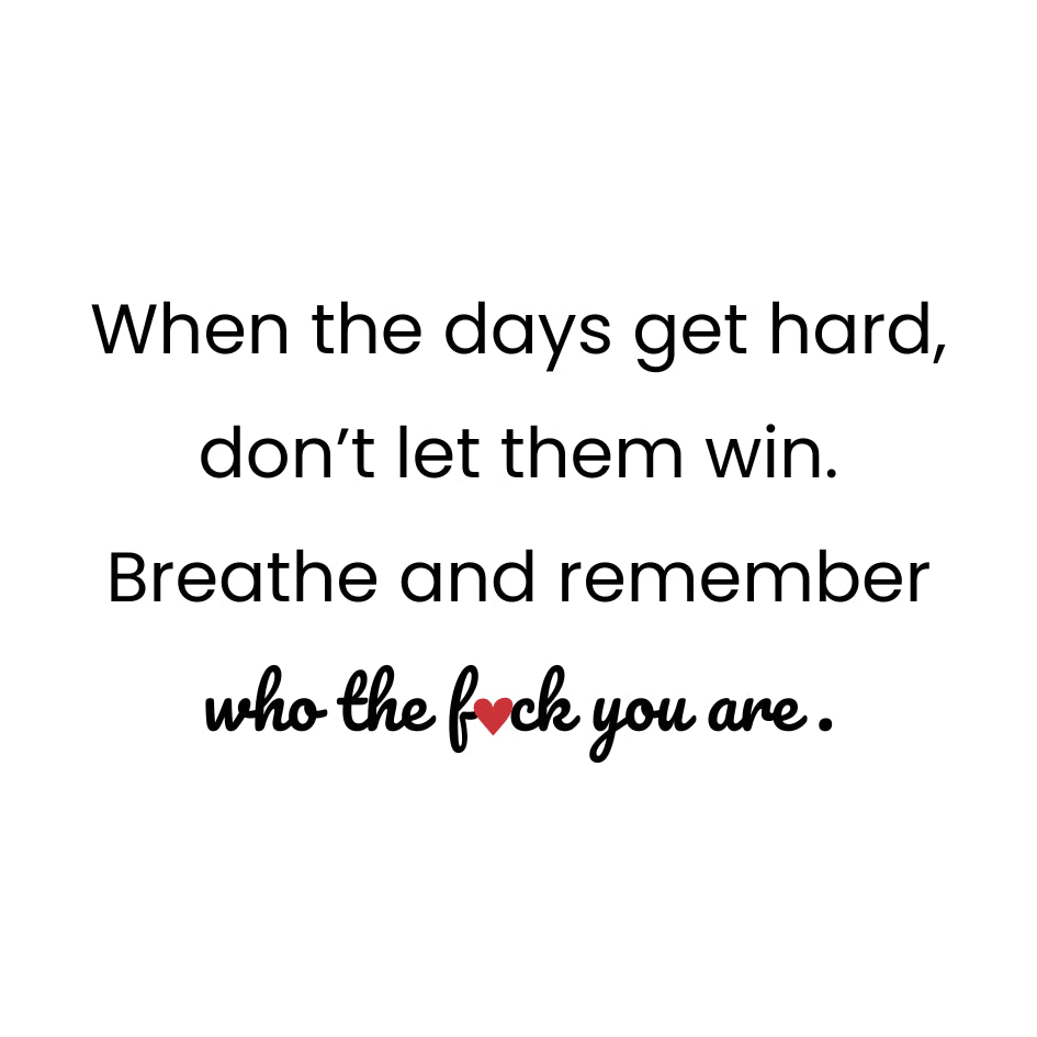 Remember Who The F*ck You Are – Tube Bracelet