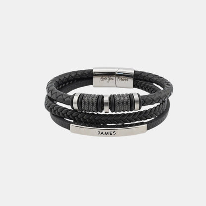 To My Grandson – 'Forever Together' Name Bracelet