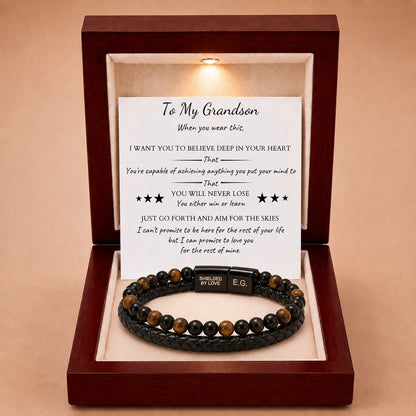 Tiger Eye Bracelet For Grandson