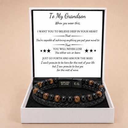 Tiger Eye Bracelet For Grandson