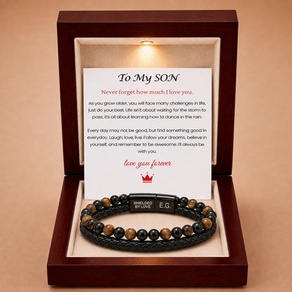 Tiger Eye Protection Bracelet For Son