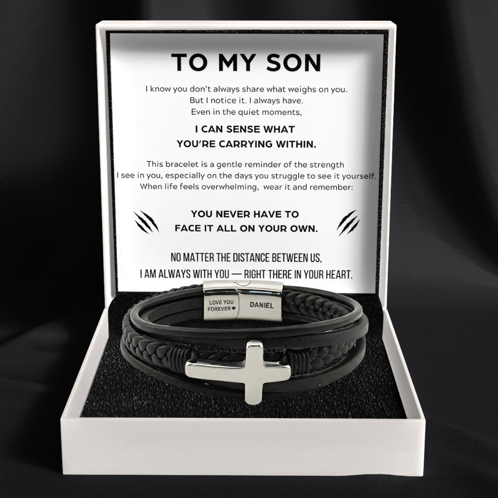 Eternal Protector Faith Bracelet for Son
