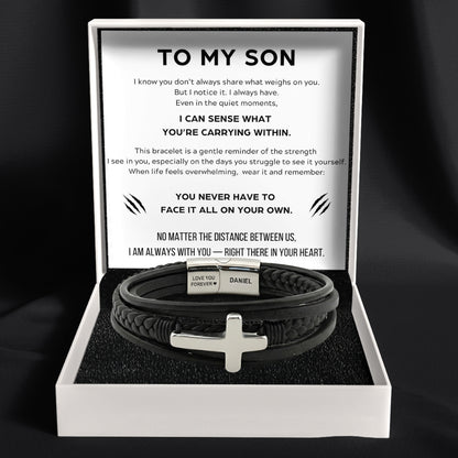 Eternal Protector Faith Bracelet for Son