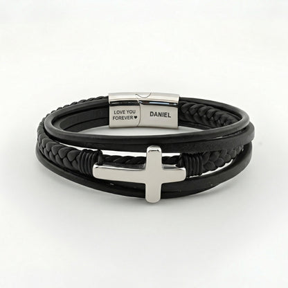 Eternal Protector Faith Bracelet for Son