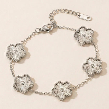 Lucky Clover Charm Bracelet