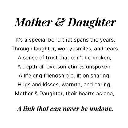 Mother Daughter – Infinity Heart Name Bracelet