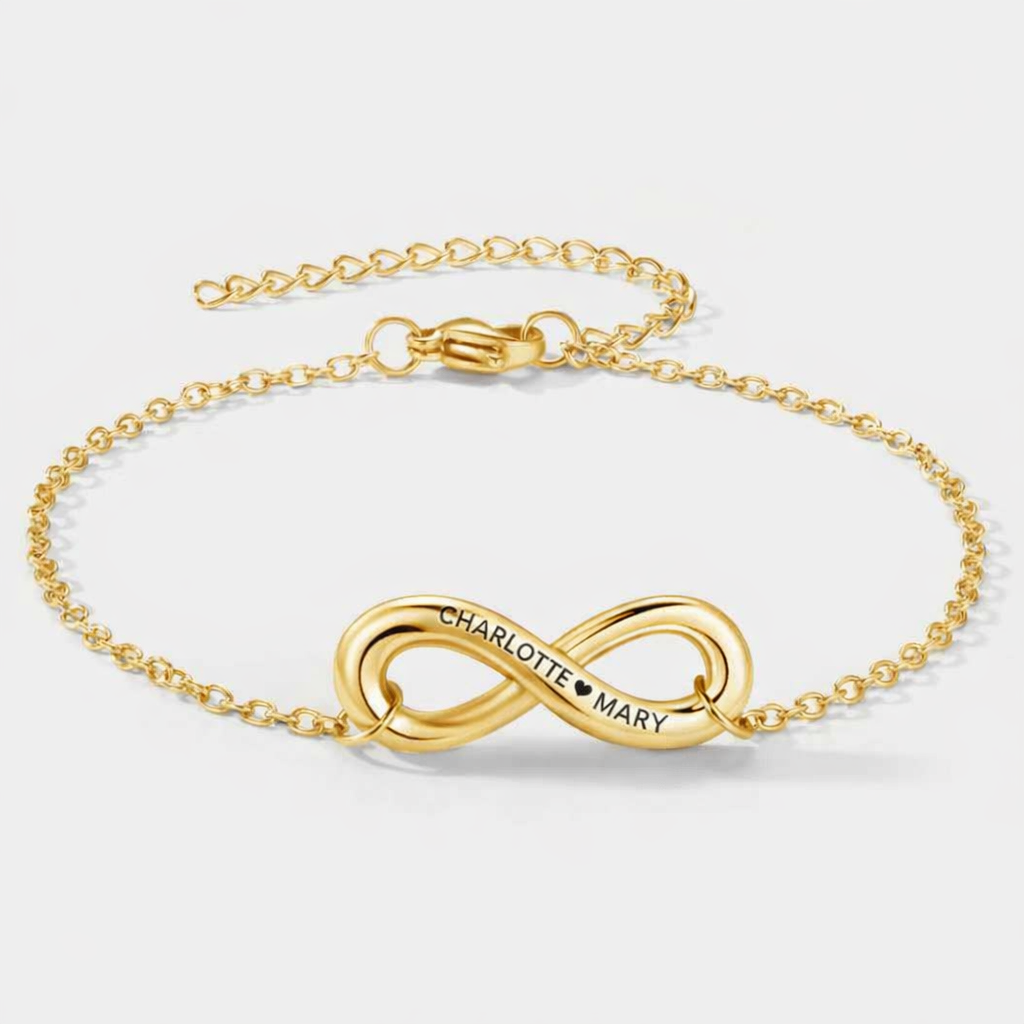 Infinity Name Bracelet for Granddaughter