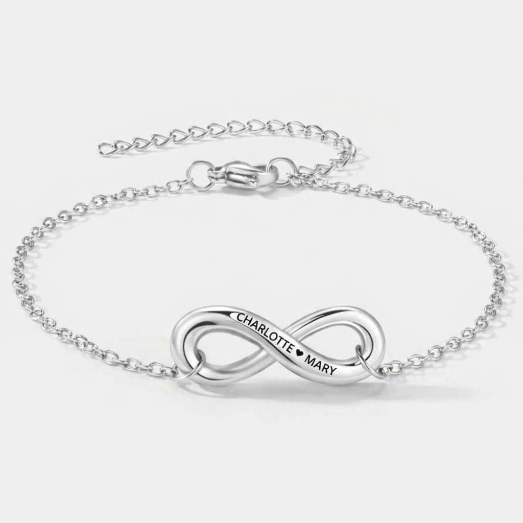 Infinity Name Bracelet for Granddaughter