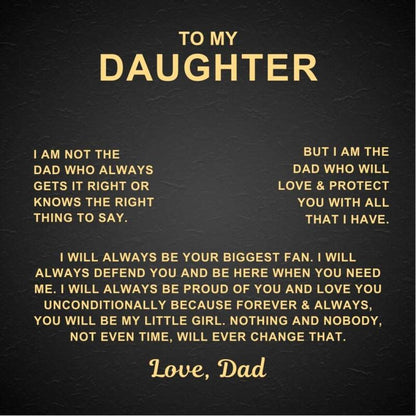 To My Daughter – Love Knot Necklace