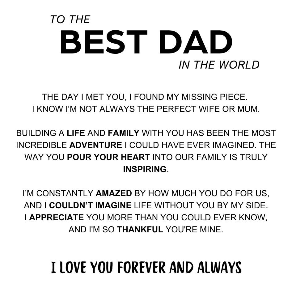 Best Dad In The World - Inner Circle Bracelet with Family Names