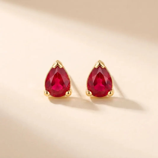Birthstone Stud Earrings