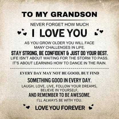 To My Grandson – Forever Together Name Bracelet