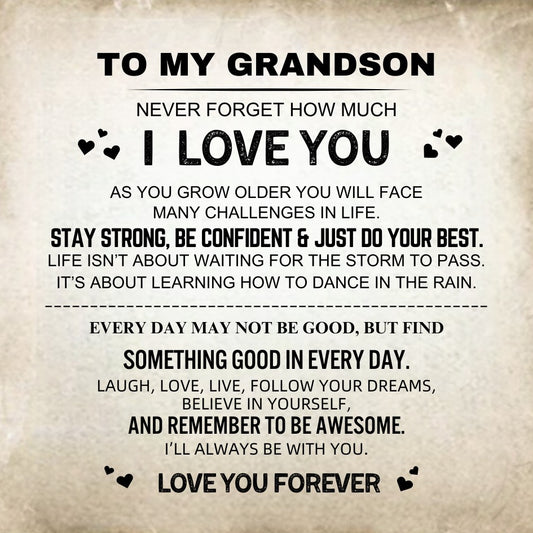 To My Grandson – Forever Together Name Bracelet
