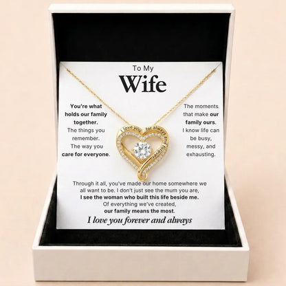 Forever & Always Heart Necklace - You Hold Us Together