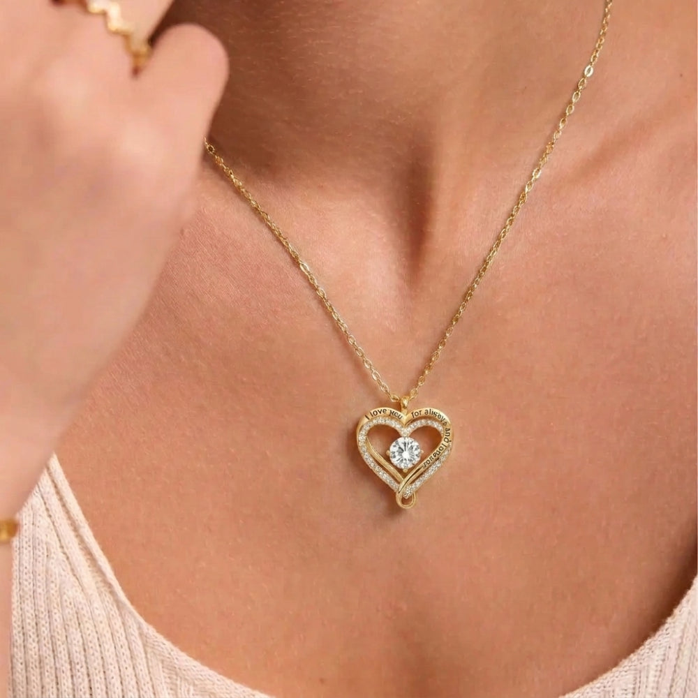 Forever & Always Heart Necklace - You Hold Us Together