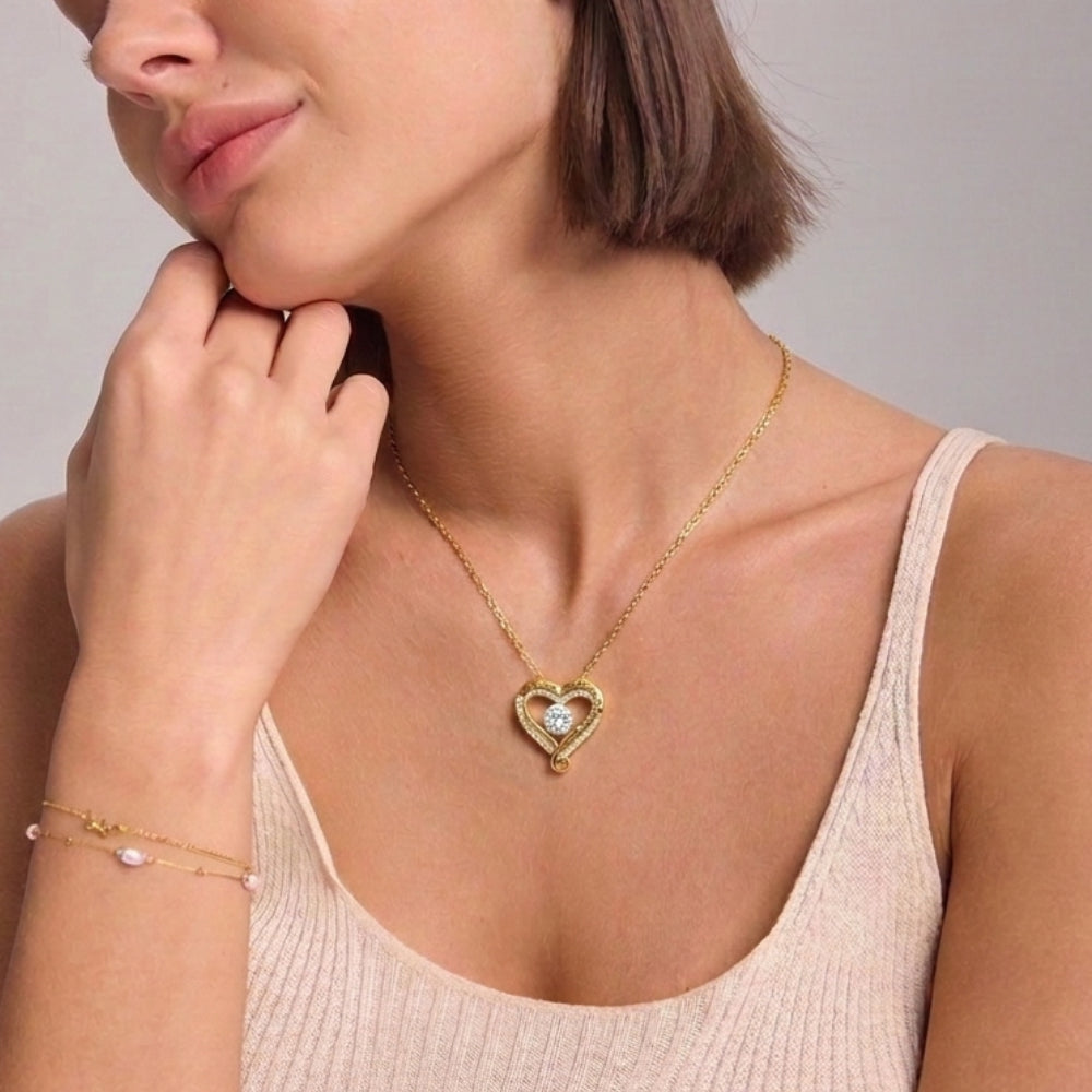 Forever & Always Heart Necklace - You Hold Us Together