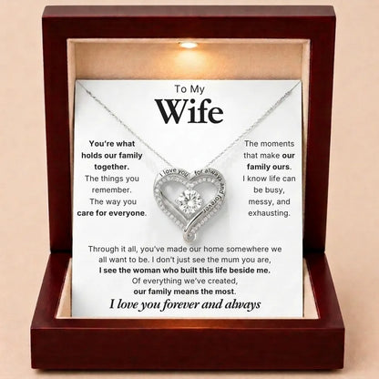 Forever & Always Heart Necklace - You Hold Us Together