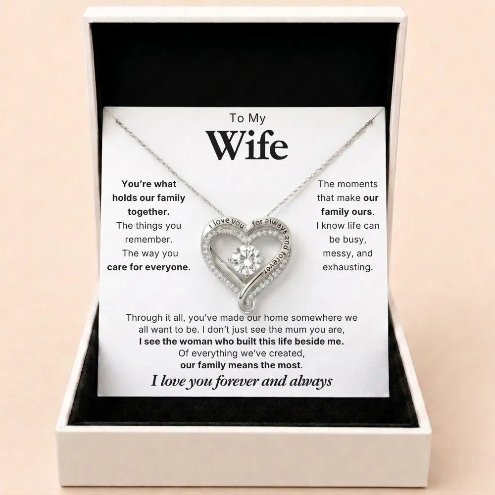 Forever & Always Heart Necklace - You Hold Us Together