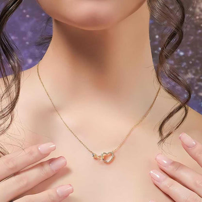 Mother Daughter – Infinity Heart Necklace