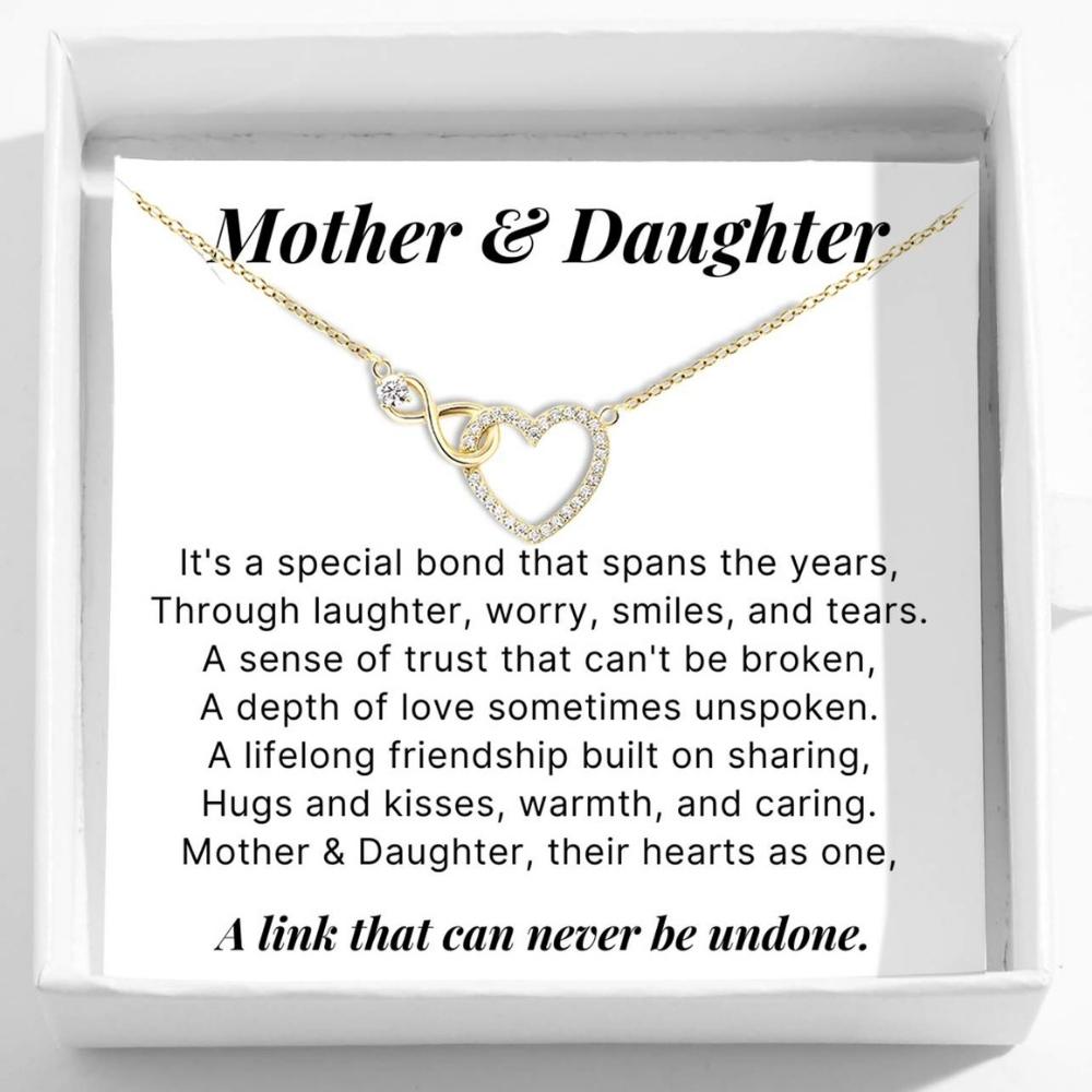 Mother Daughter – Infinity Heart Necklace