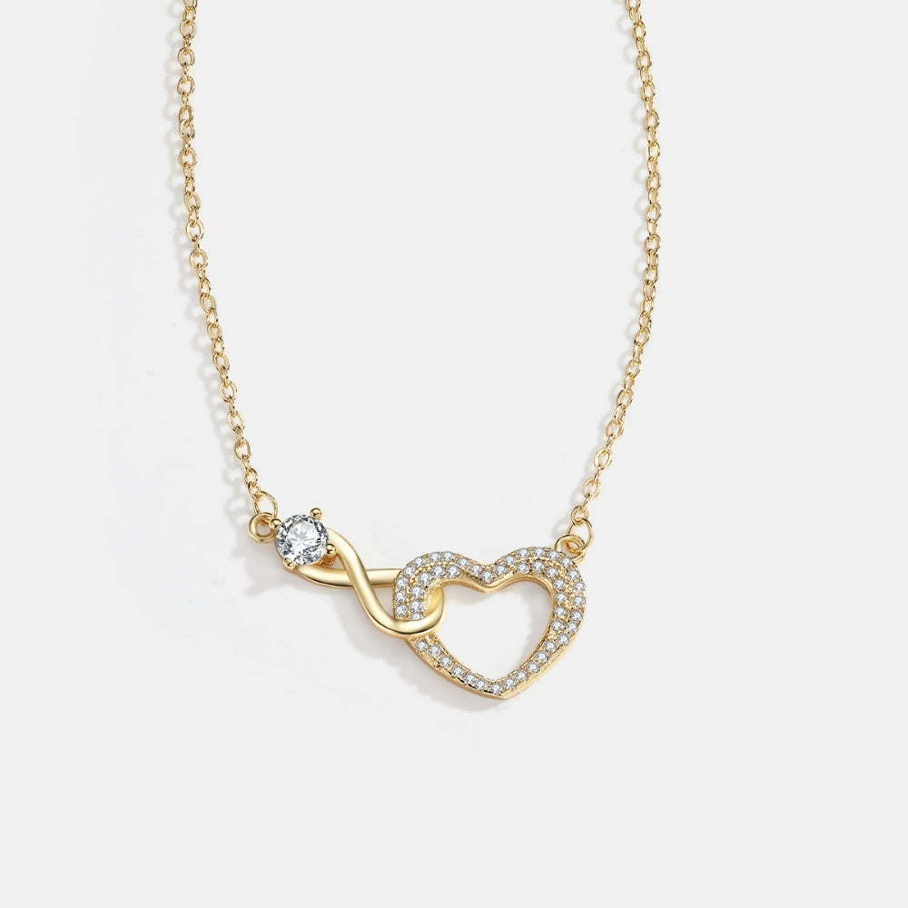 Mother Daughter – Infinity Heart Necklace