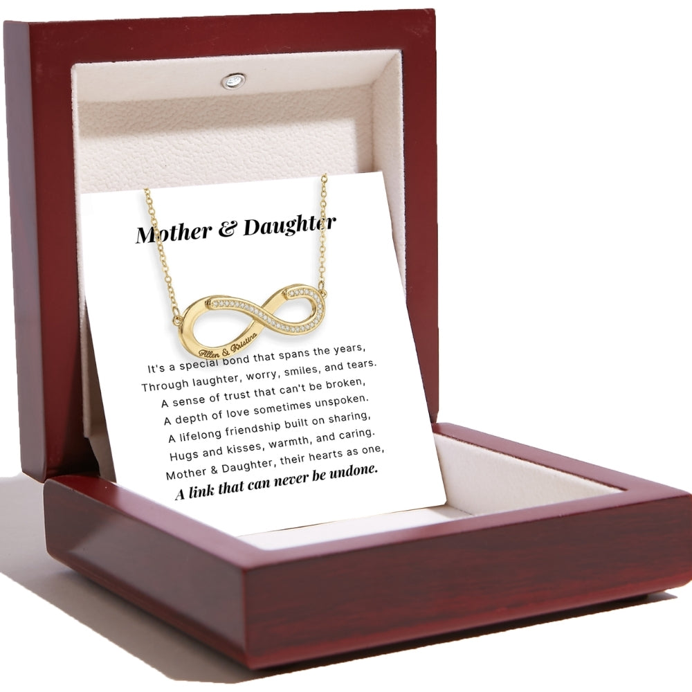 Mother Daughter – Love Is Infinity Necklace