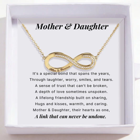 Mother Daughter – Love Is Infinity Necklace