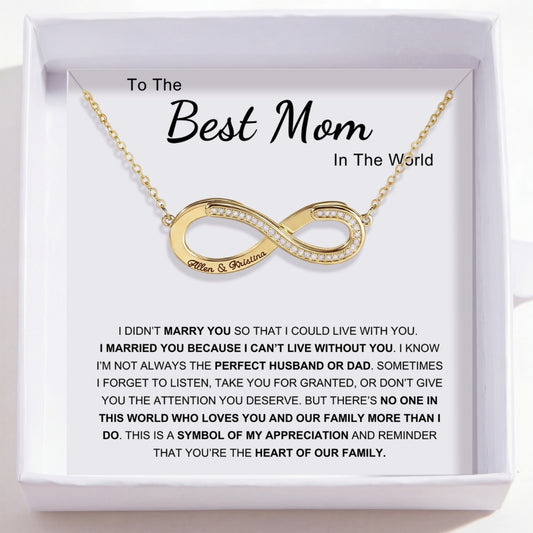 To My Wife – Love Is Infinity Necklace