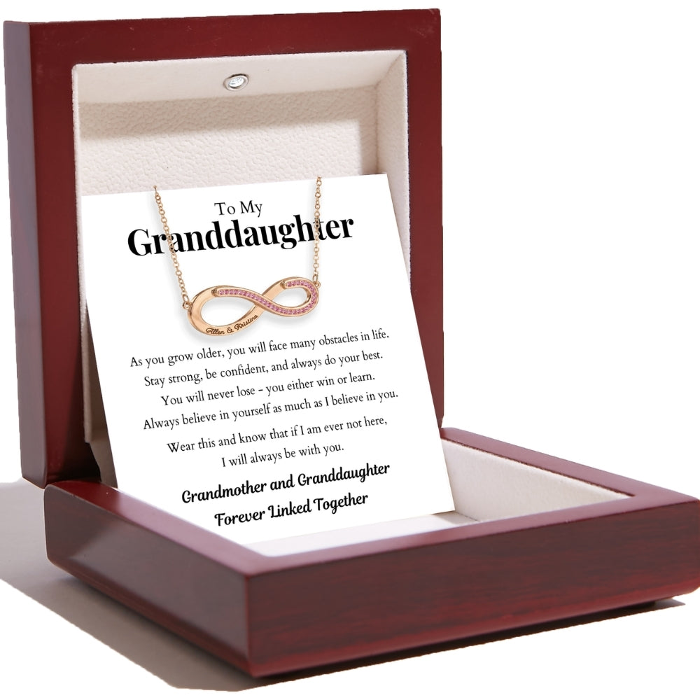 To My Granddaughter – Love Is Infinity Necklace