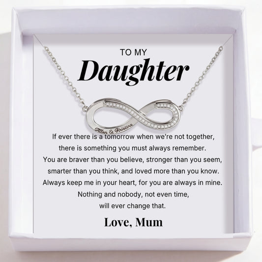 To My Daughter – Love Is Infinity Necklace
