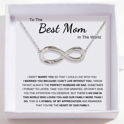 To My Wife – Love Is Infinity Necklace