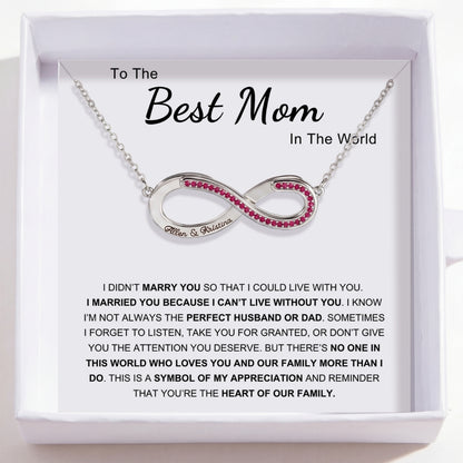 To My Wife – Love Is Infinity Necklace