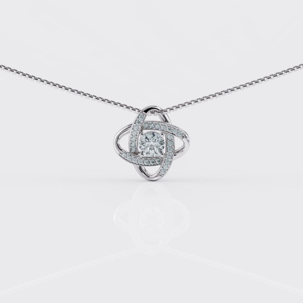 To My Daughter – Love Knot Necklace