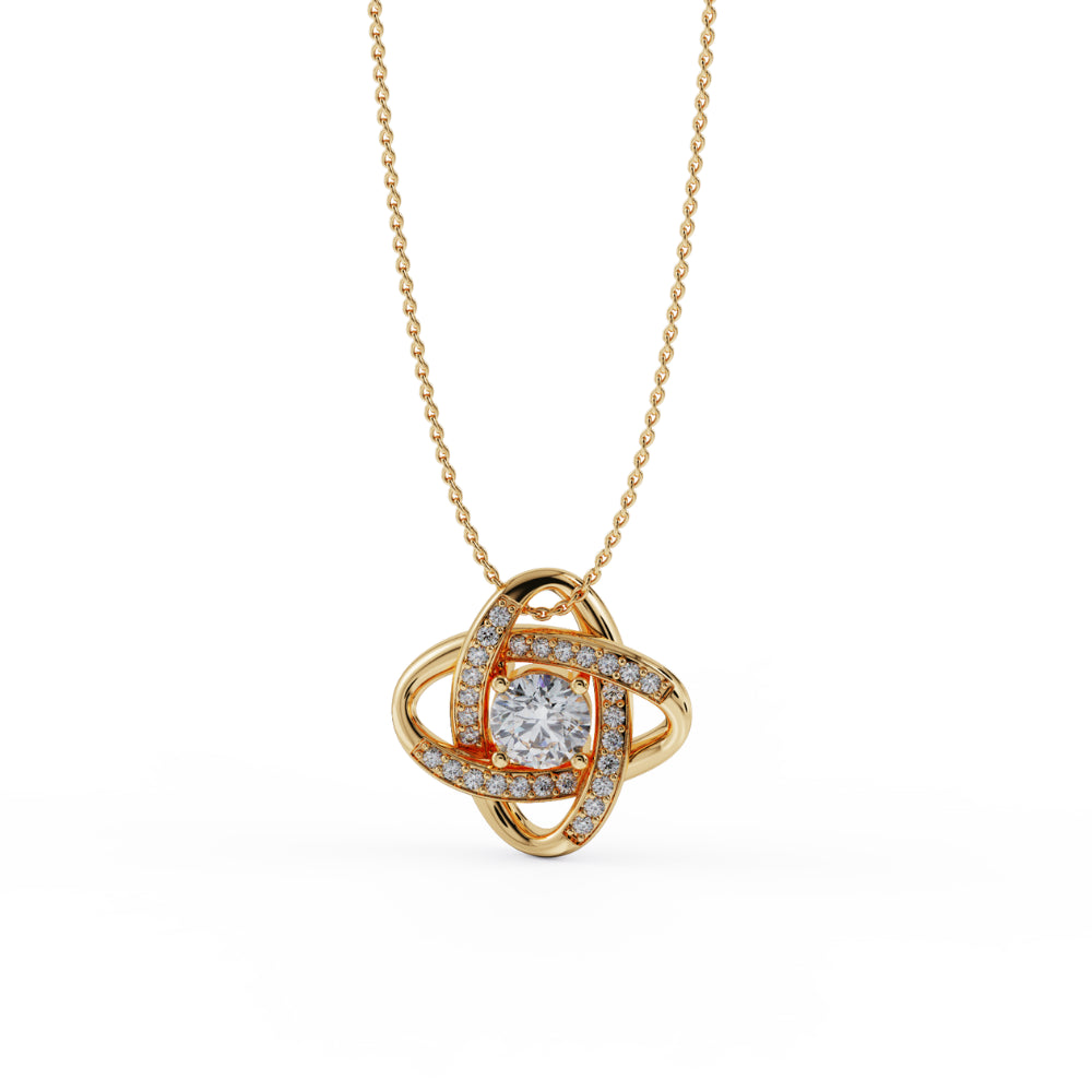 To My Daughter – Love Knot Necklace